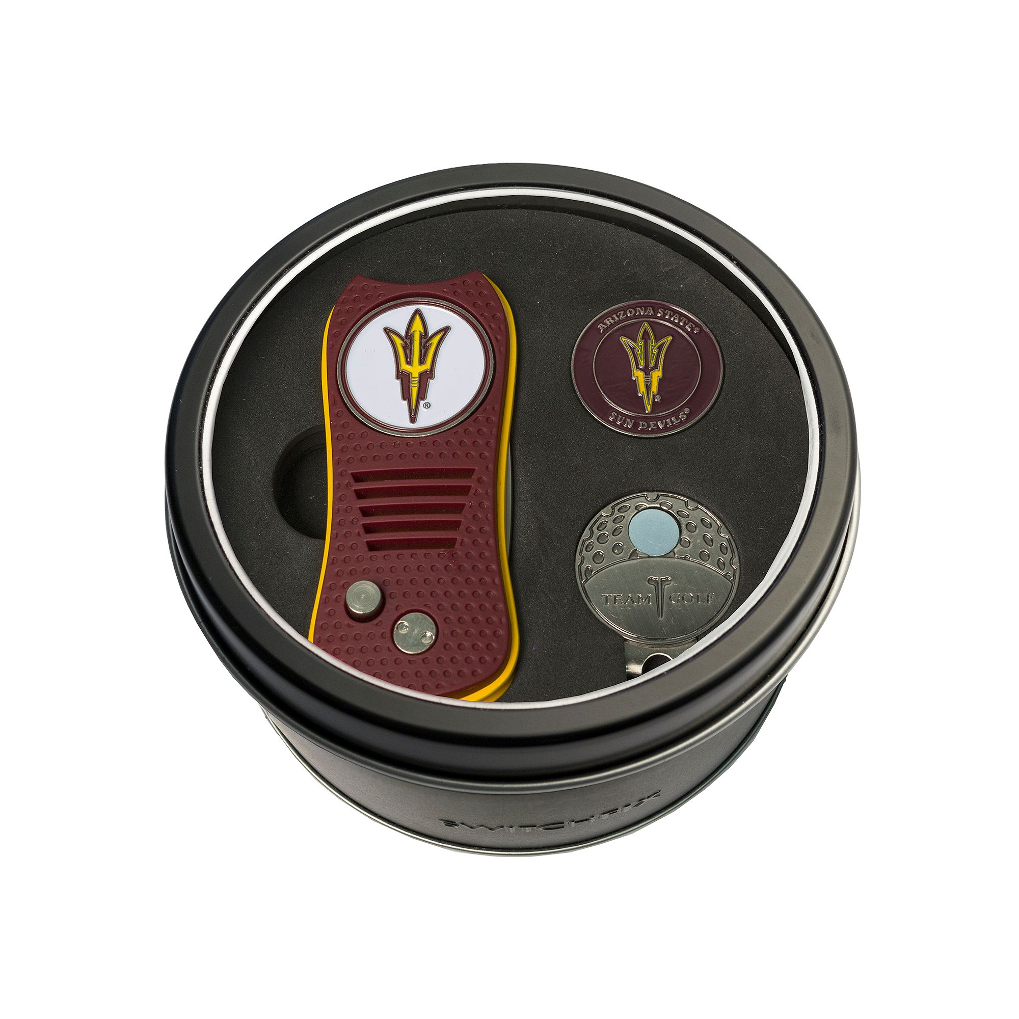 Team Golf Arizona State Sun Devils Switchfix Divot Tool, Cap Clip & Ball Ma