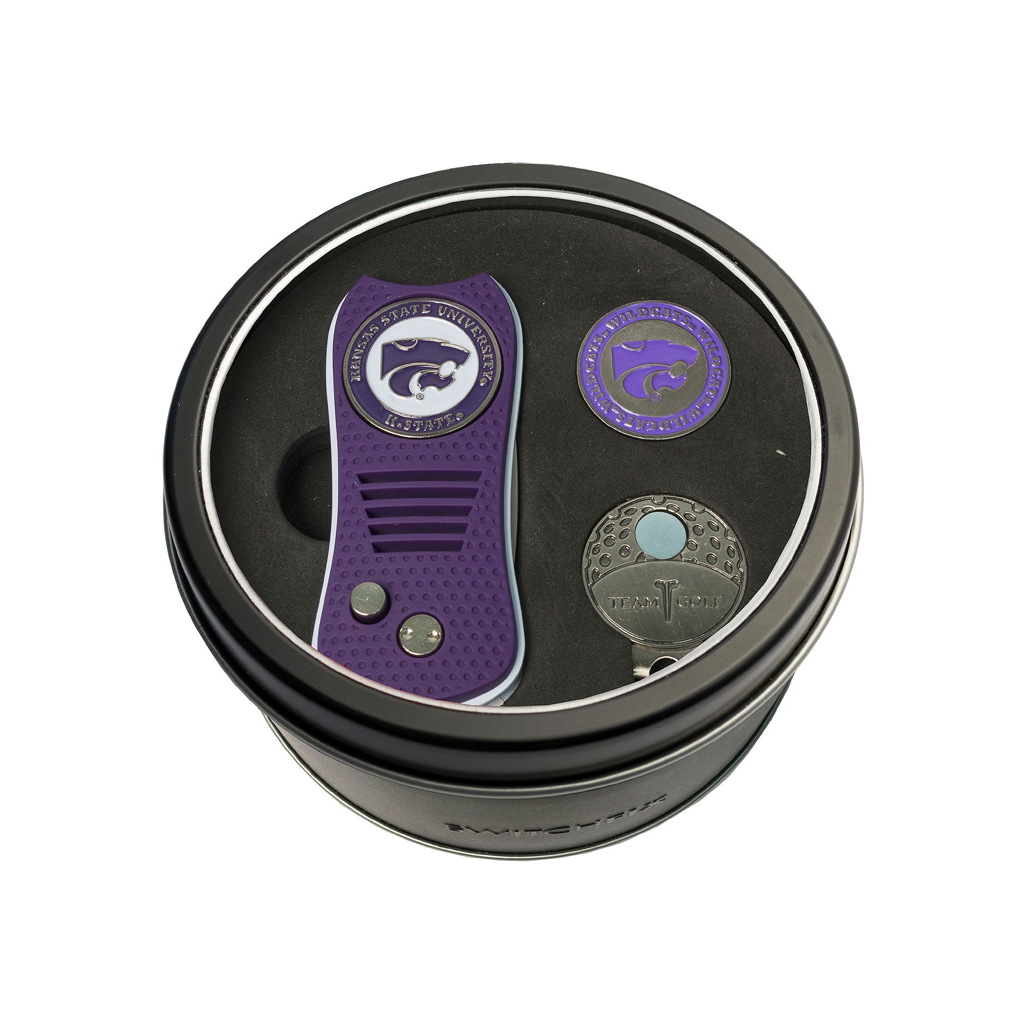 Team Golf Kansas State Wildcats Switchfix Divot Tool, Cap Clip & Ball Marke