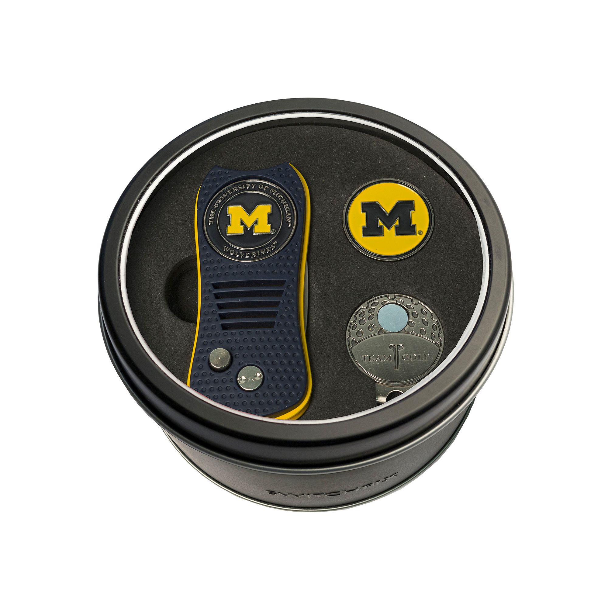 Team Golf Michigan Wolverines Switchfix Divot Tool, Cap Clip & Ball Marker 