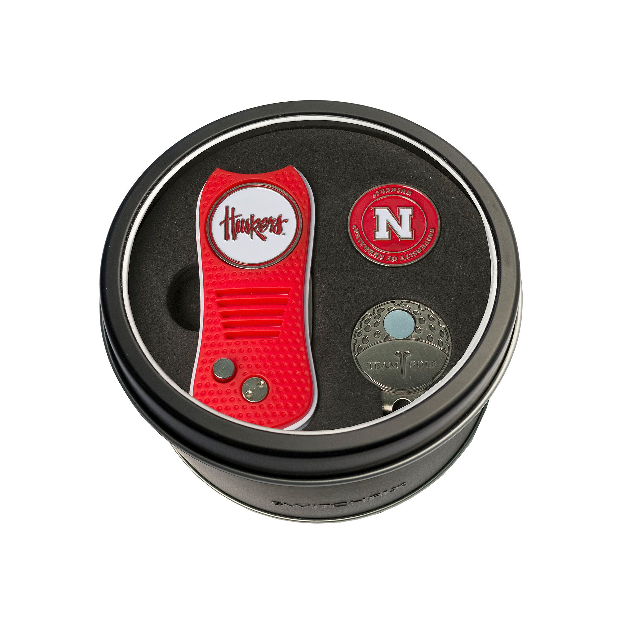 Team Golf Nebraska Cornhuskers Switchfix Divot Tool, Cap Clip & Ball Marker