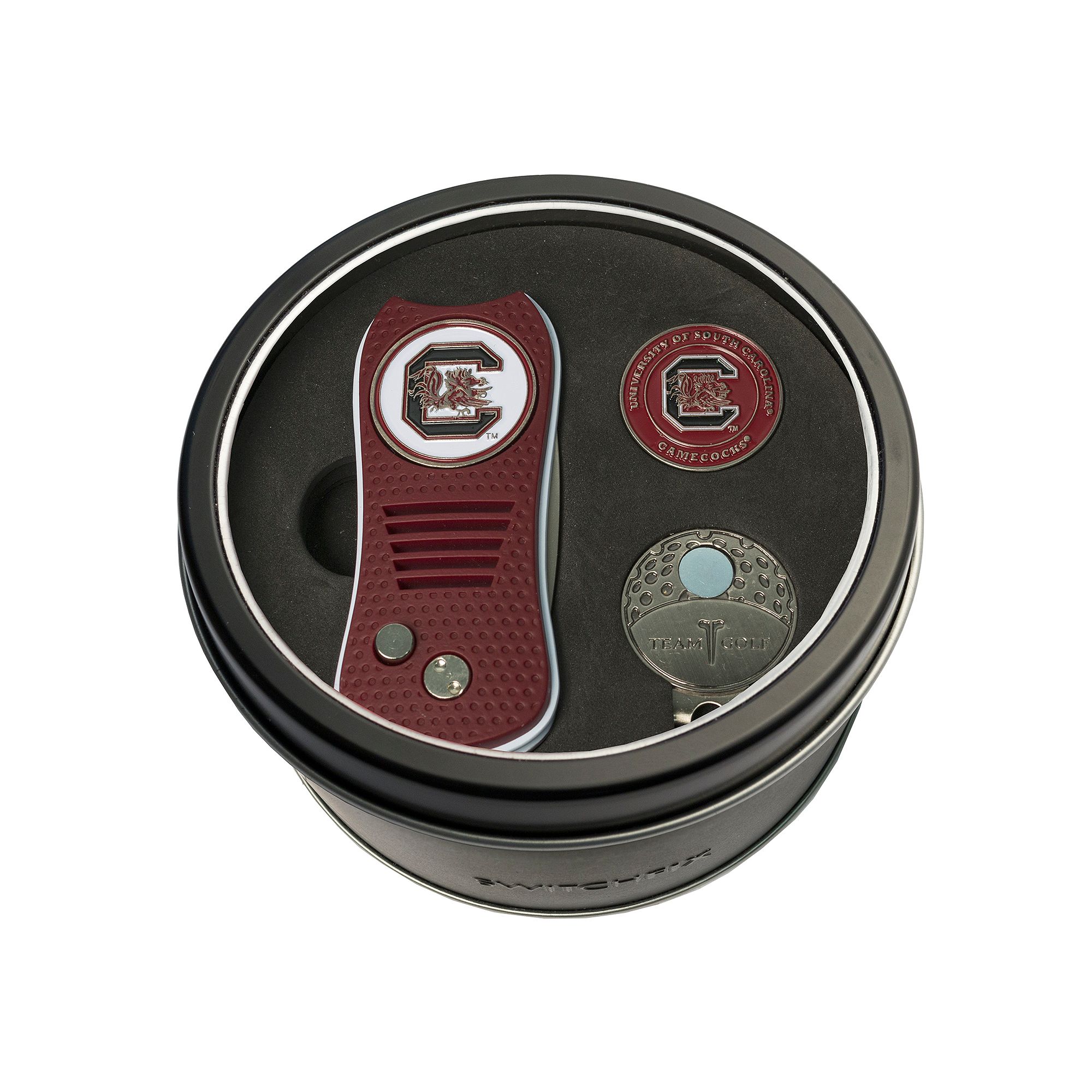 Team Golf South Carolina Gamecocks Switchfix Divot Tool, Cap Clip & Ball Ma
