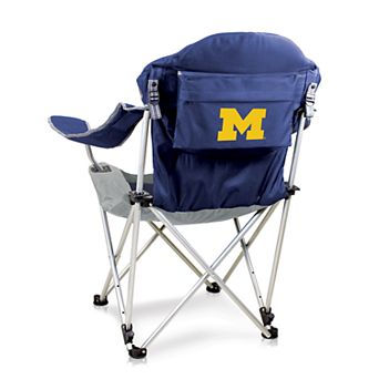 Picnic Time Michigan Wolverines Reclining Camp Chair