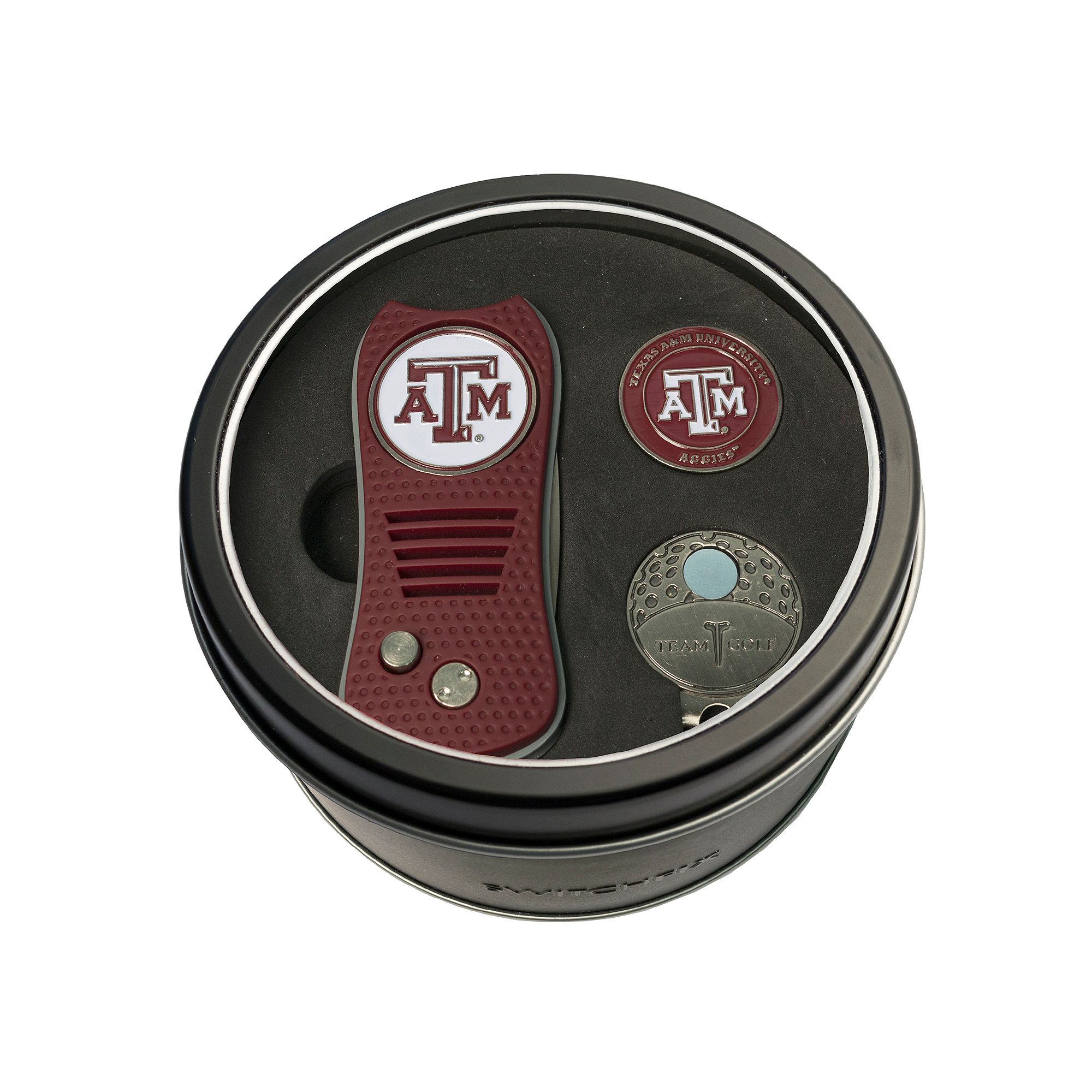 Team Golf Texas A&M Aggies Switchfix Divot Tool, Cap Clip & Ball Marker Set