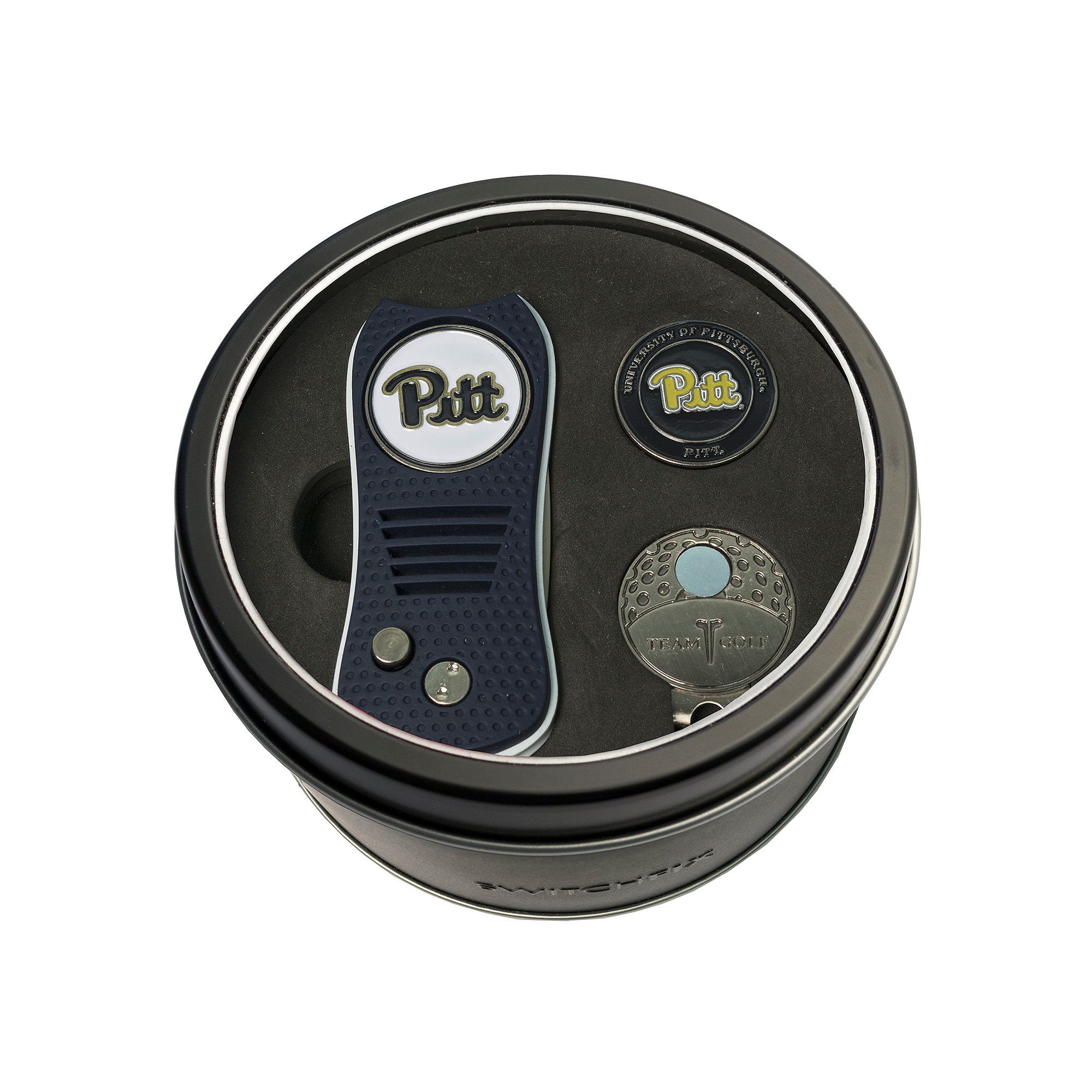 Team Golf Pitt Panthers Switchfix Divot Tool, Cap Clip & Ball Marker Set