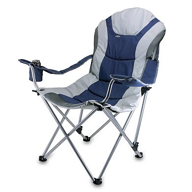 Picnic Time Syracuse Orange Reclining Camp Chair