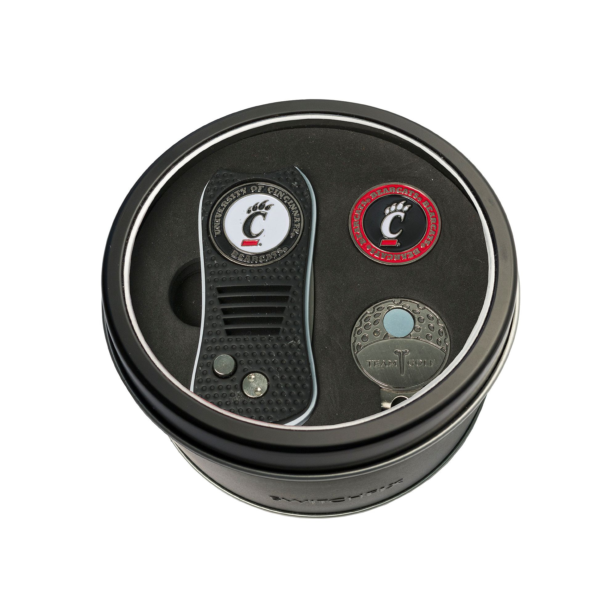 Team Golf Cincinnati Bearcats Switchfix Divot Tool, Cap Clip & Ball Marker 