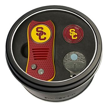 Team Golf USC Trojans Switchfix Divot Tool, Cap Clip & Ball Marker Set