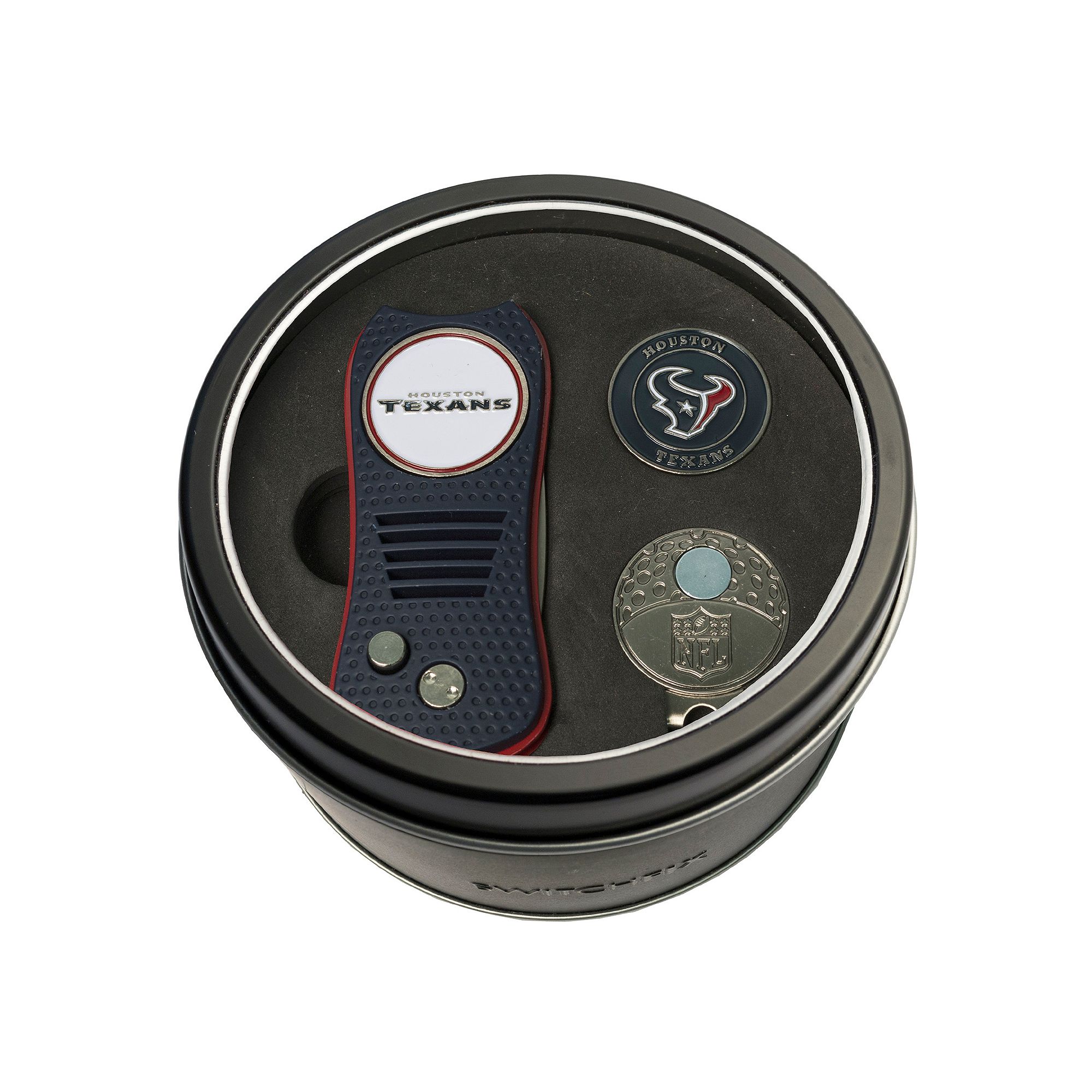 Team Golf Houston Texans Switchfix Divot Tool, Cap Clip & Ball Marker Set