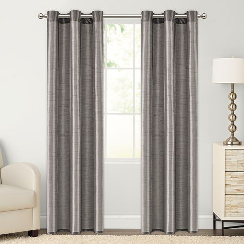 The Big One® 2-pack Faux Silk Window Curtains