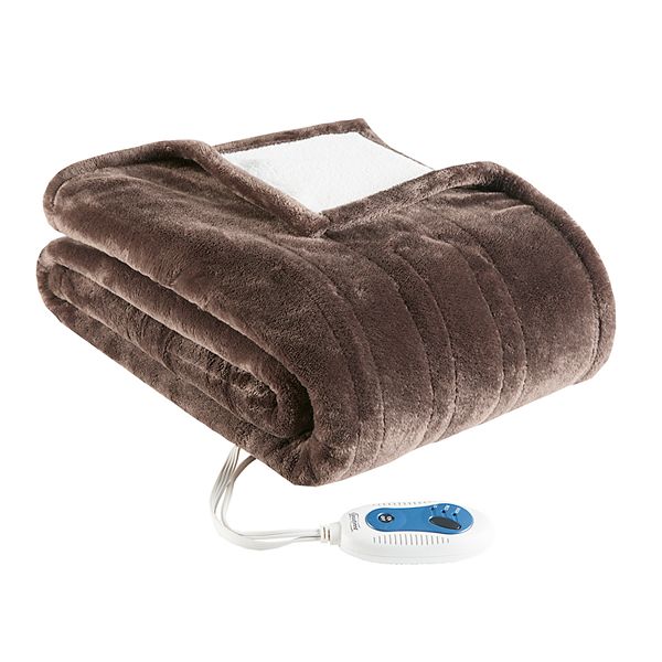 Beautyrest Snuggle Oversized Electric Heated Throw Wrap