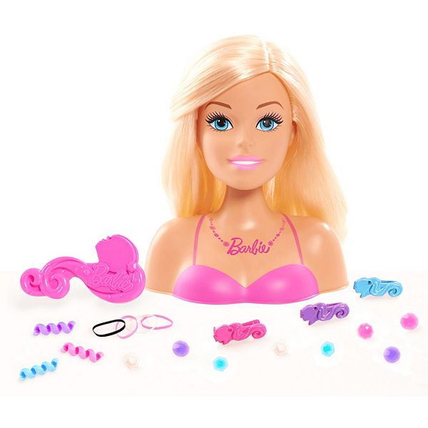 Barbie Totally Hair Neon Rainbow Deluxe Styling Head