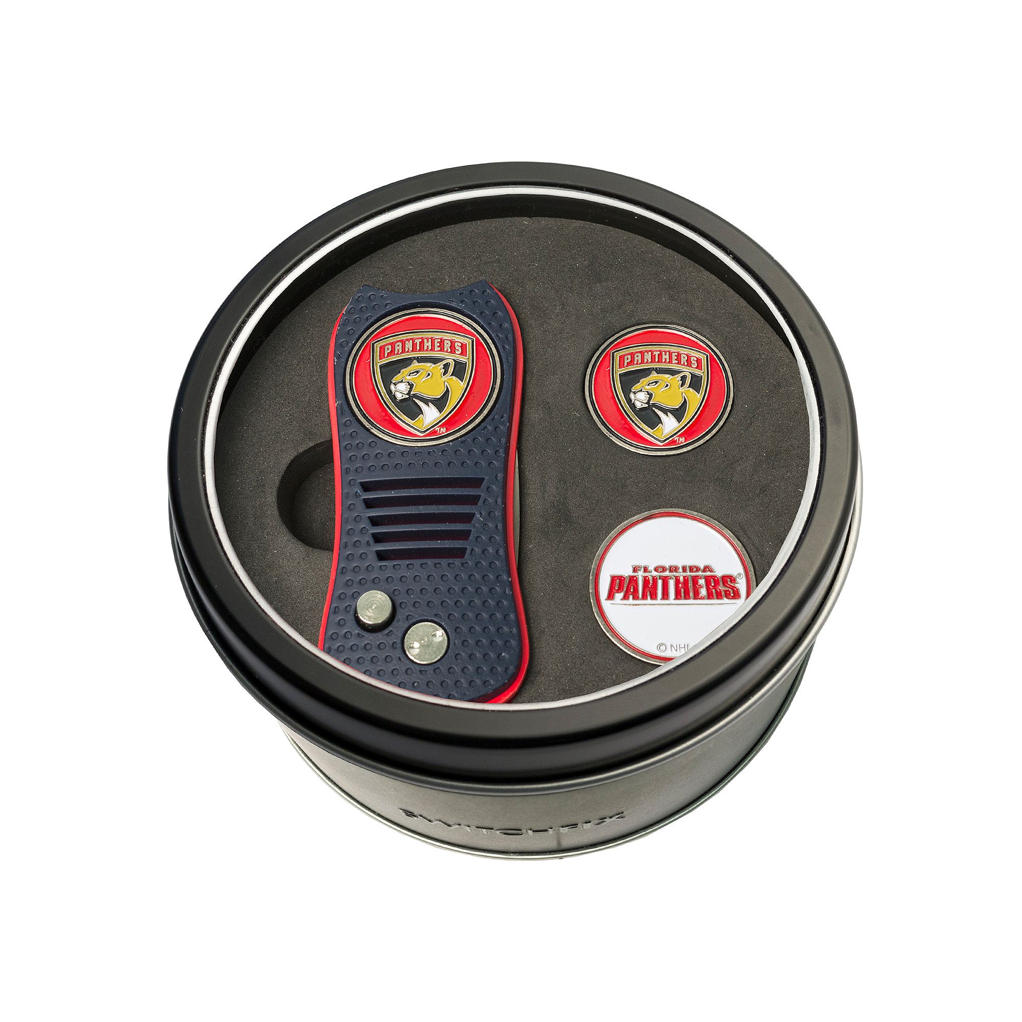 Team Golf Florida Panthers Switchfix Divot Tool & Two Ball Markers