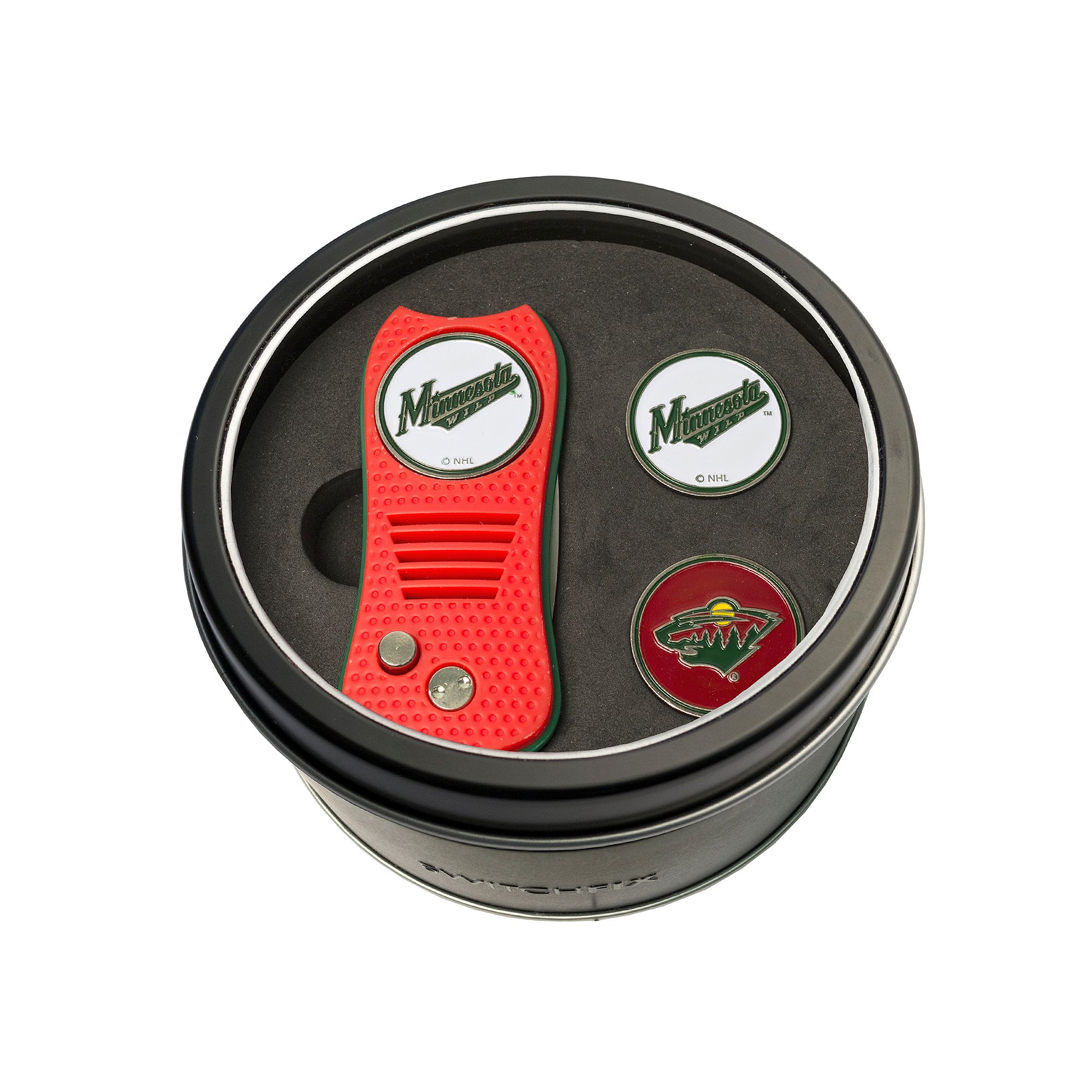 Team Golf Minnesota Wild Switchfix Divot Tool & Two Ball Markers