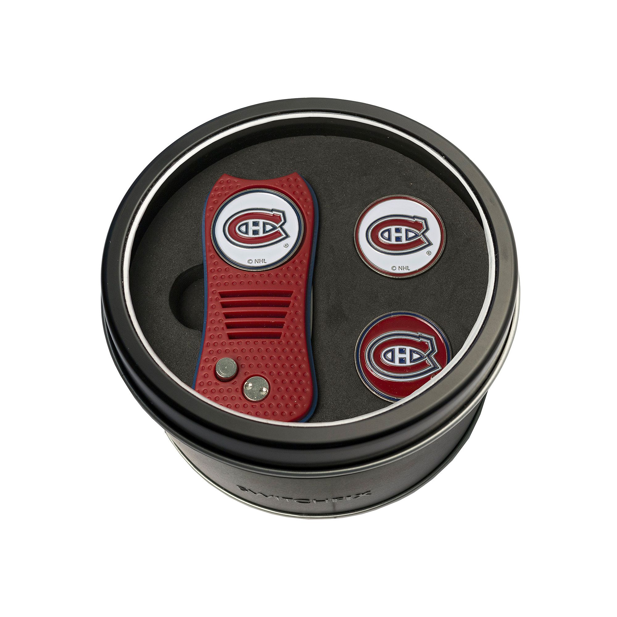 Team Golf Montreal Canadiens Switchfix Divot Tool & Two Ball Markers, Cnd T