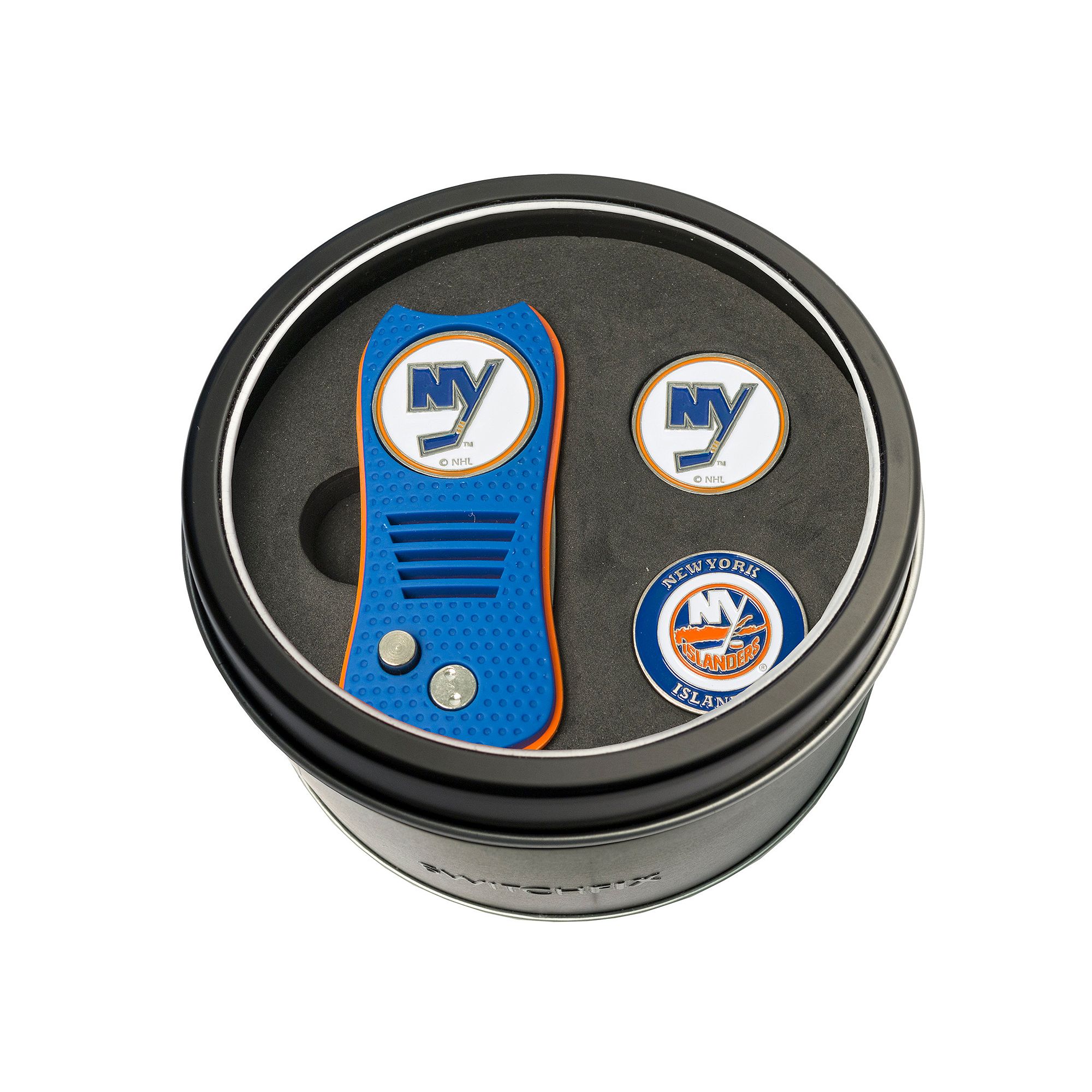 Team Golf New York Islanders Switchfix Divot Tool & Two Ball Markers, Isl T