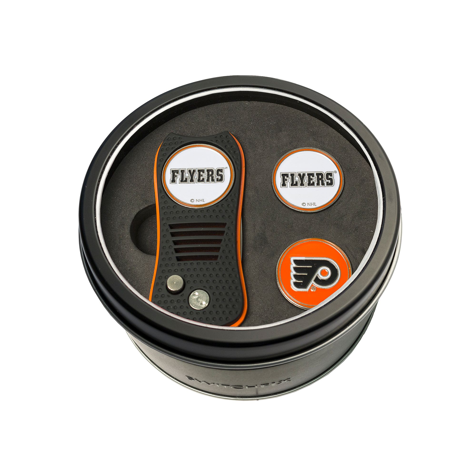 Team Golf Philadelphia Flyers Switchfix Divot Tool & Two Ball Markers, Fly 