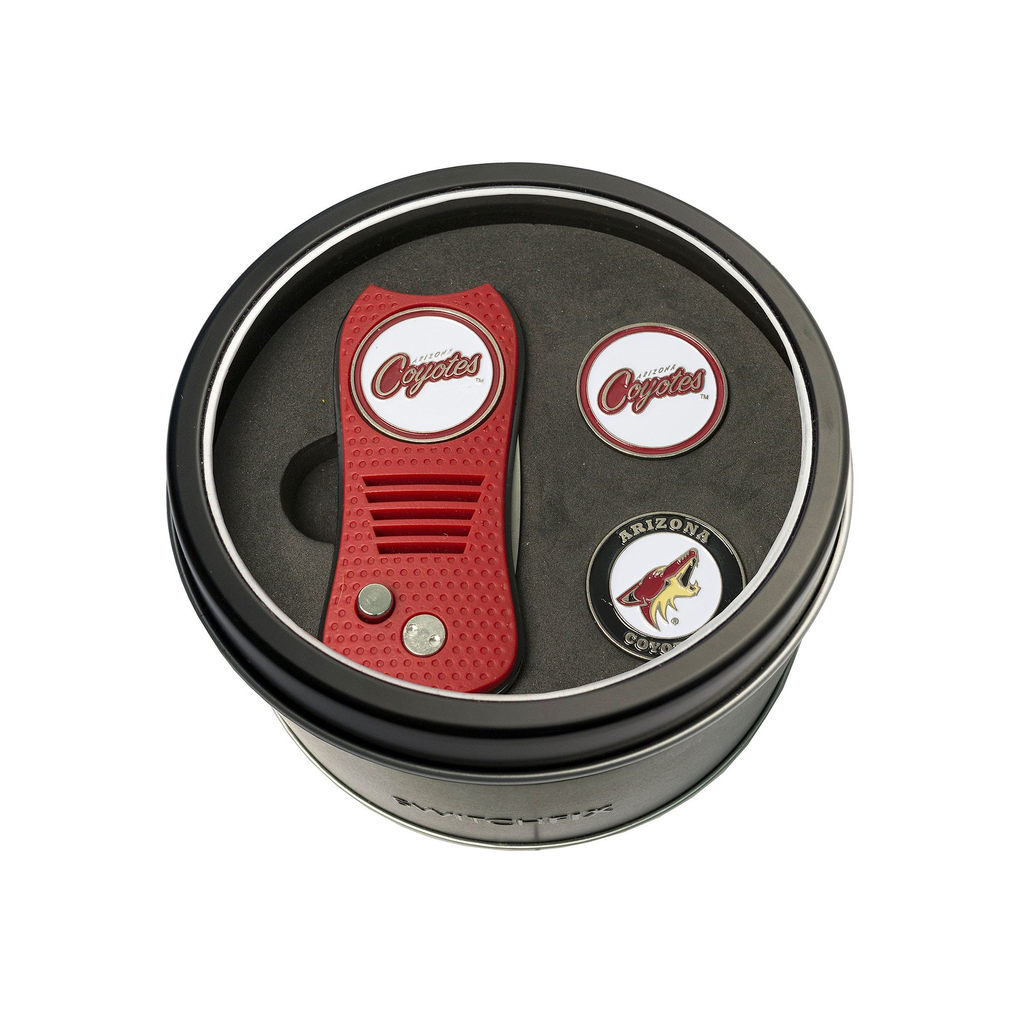 Team Golf Arizona Coyotes Switchfix Divot Tool & Two Ball Markers, Coy Team