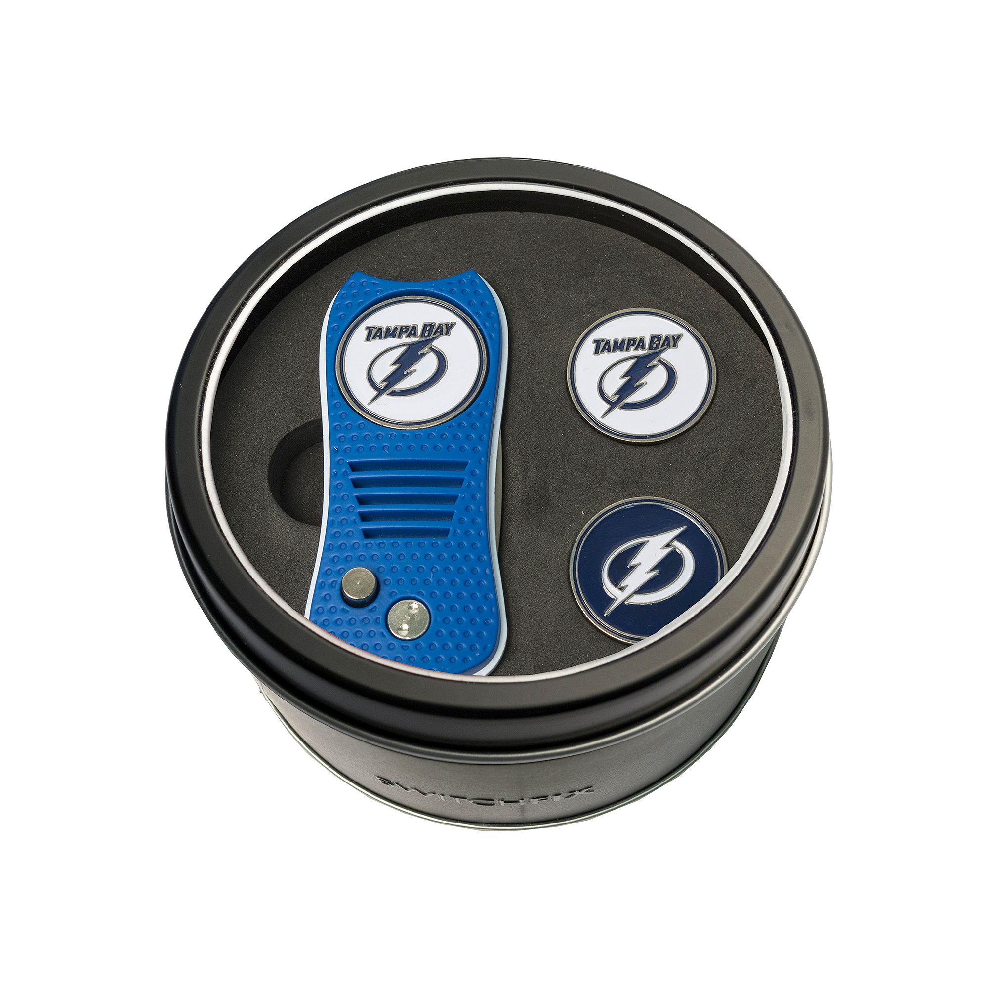 Team Golf Tampa Bay Lightning Switchfix Divot Tool & Two Ball Markers, Lgh 