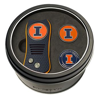Team Golf Illinois Fighting Illini Switchfix Divot Tool & Two Ball Markers