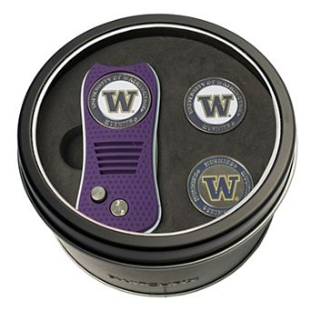 Team Golf Washington Huskies Switchfix Divot Tool & Two Ball Markers