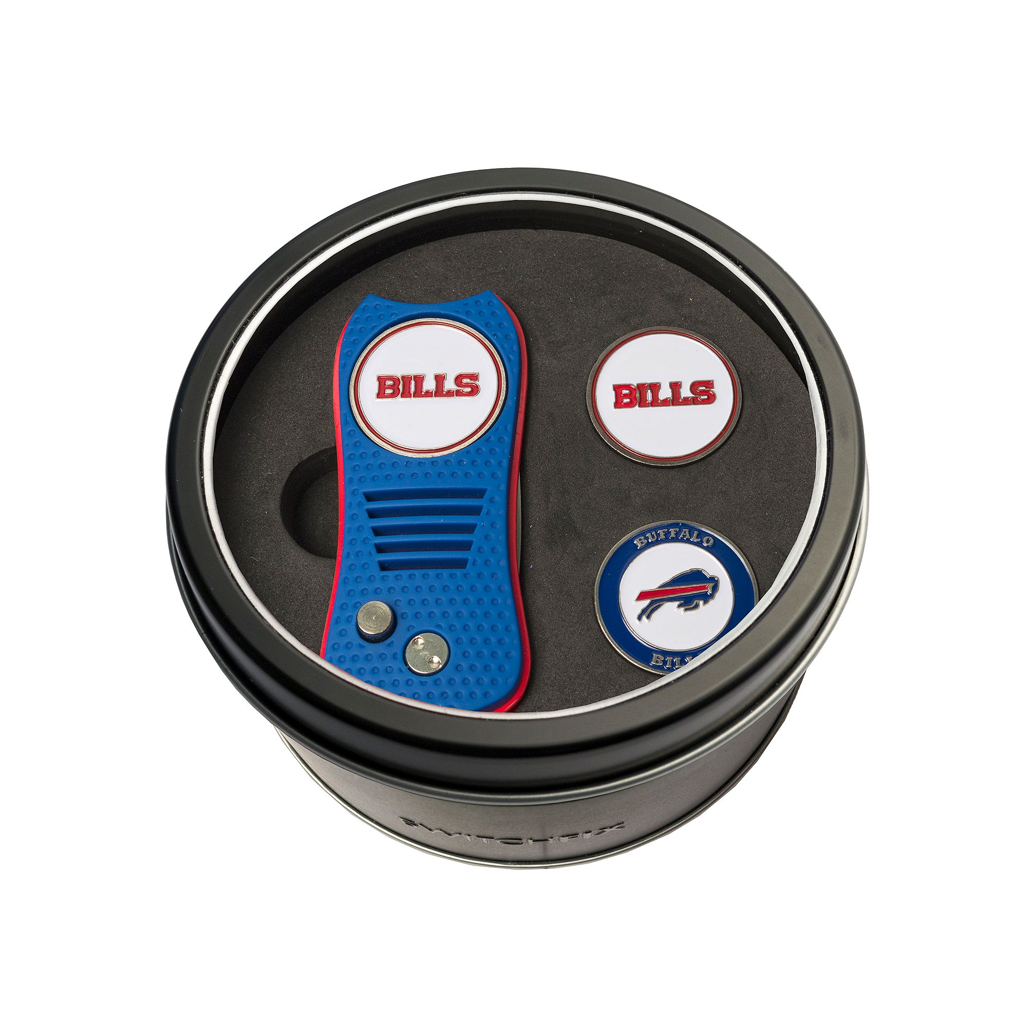Team Golf Buffalo Bills Switchfix Divot Tool & Two Ball Markers