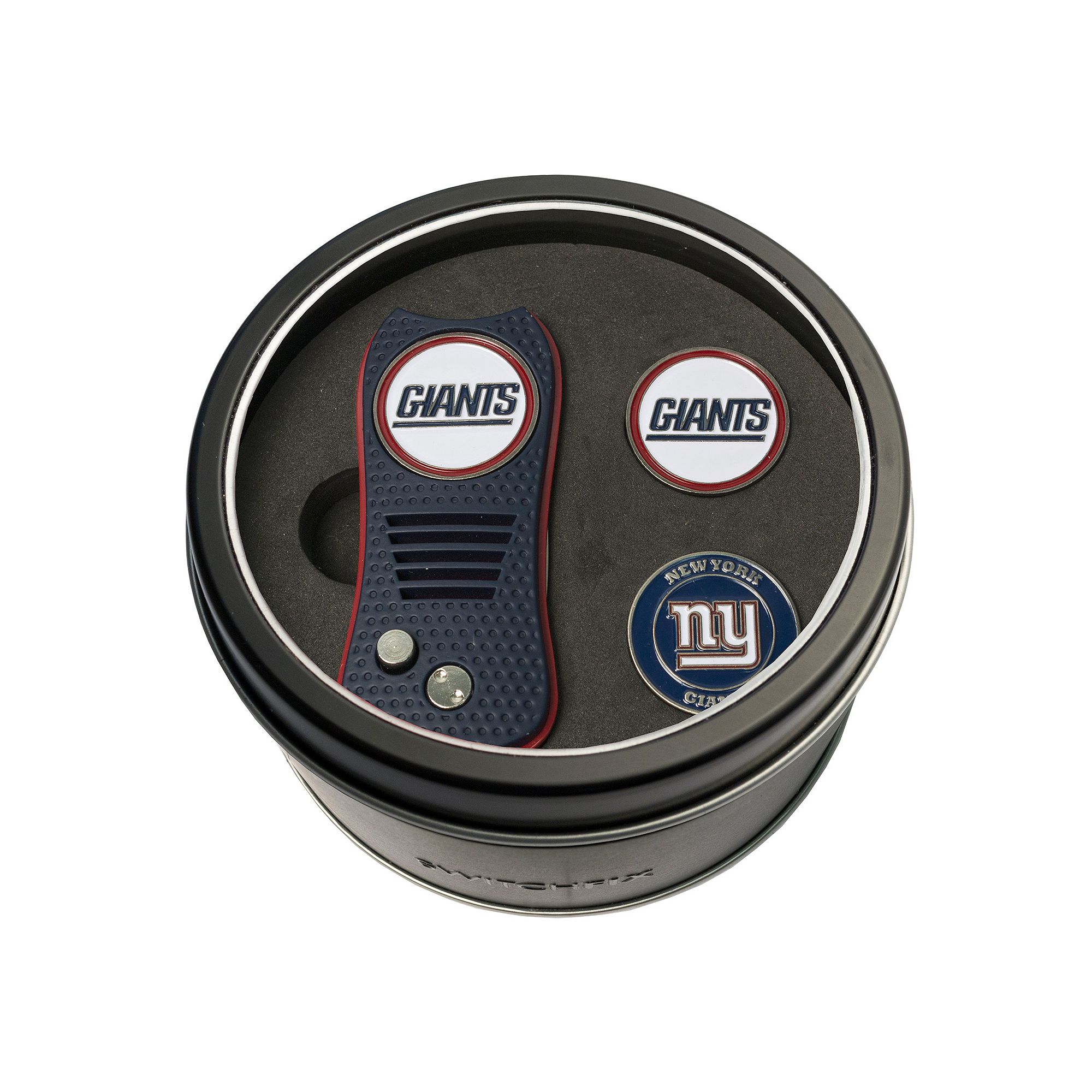 Team Golf New York Giants Switchfix Divot Tool & Two Ball Markers