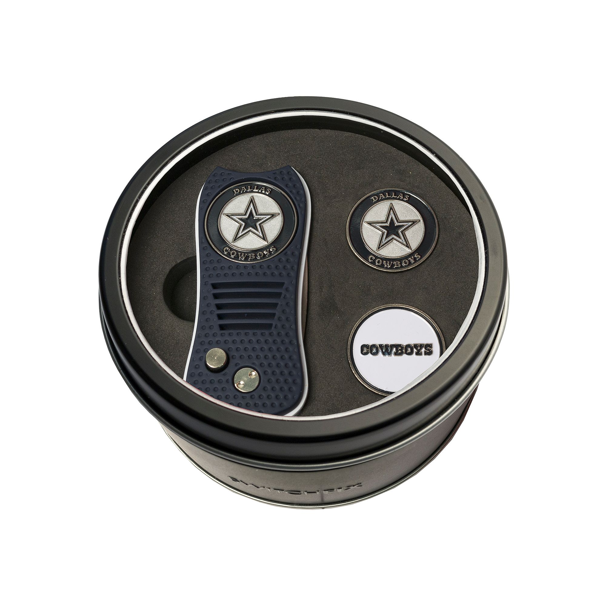 Team Golf Dallas Cowboys Switchfix Divot Tool & Two Ball Markers
