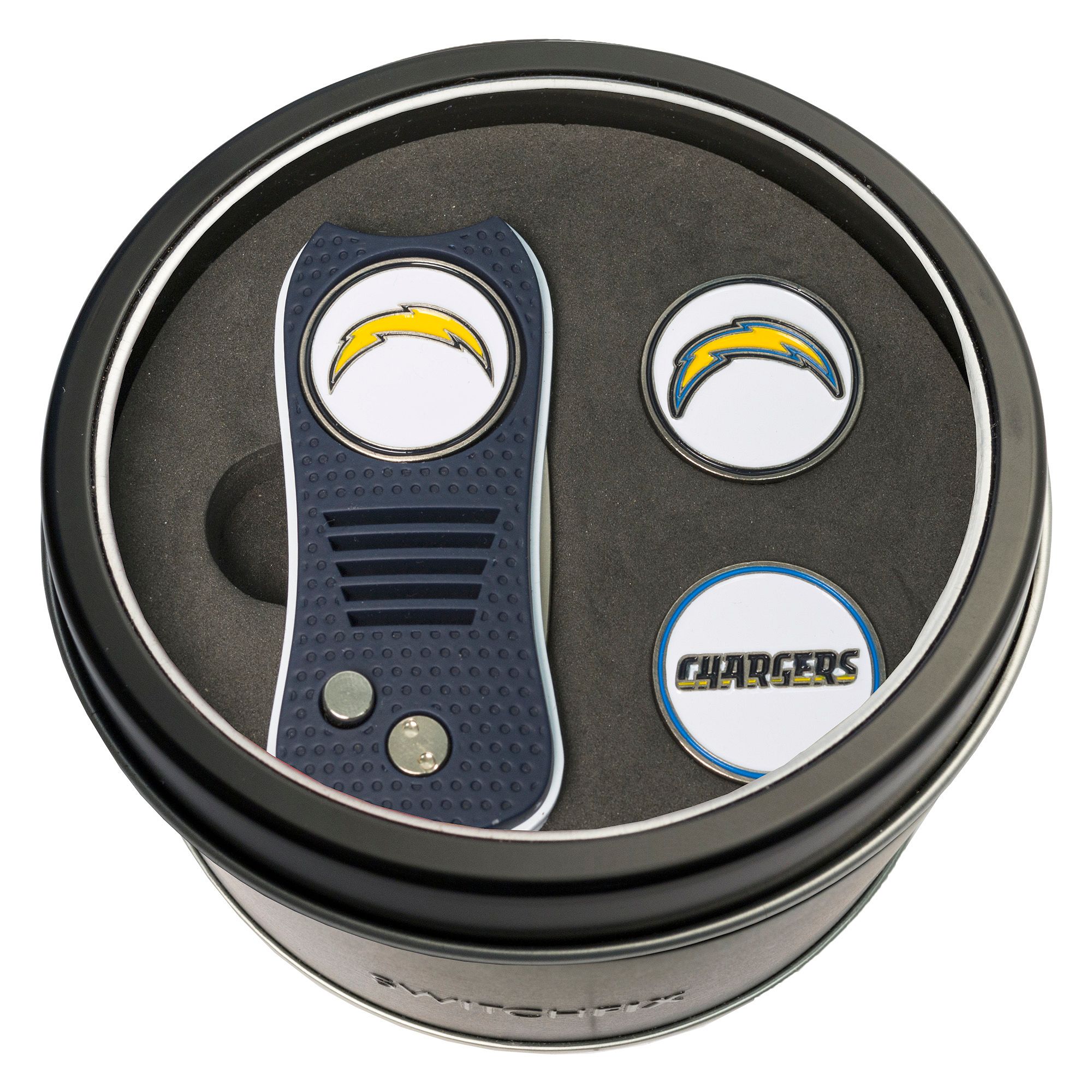 Team Golf Los Angeles Chargers Switchfix Divot Tool & Two Ball Markers