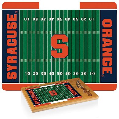 Picnic Time Syracuse Orange Cutting Board Serving Tray