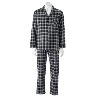 Men's Hanes Ultimate® Plaid Flannel Pajama Set