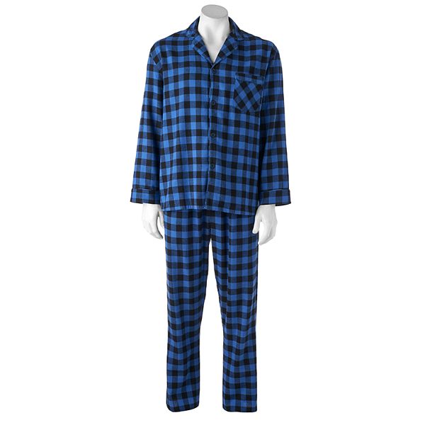Men's Hanes Ultimate Plaid Flannel Pajama Set