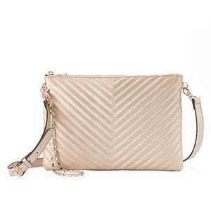 Apt. 9® Ivy Quilted Chevron Crossbody Wristlet