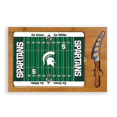 Picnic Time Michigan State Spartans Cutting Board Serving Tray