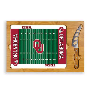 Picnic Time Oklahoma Sooners Cutting Board Serving Tray