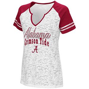 Women's Campus Heritage Alabama Crimson Tide Notch-Neck Raglan Tee