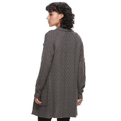 Juniors Candie s Open Front Long Cardigan