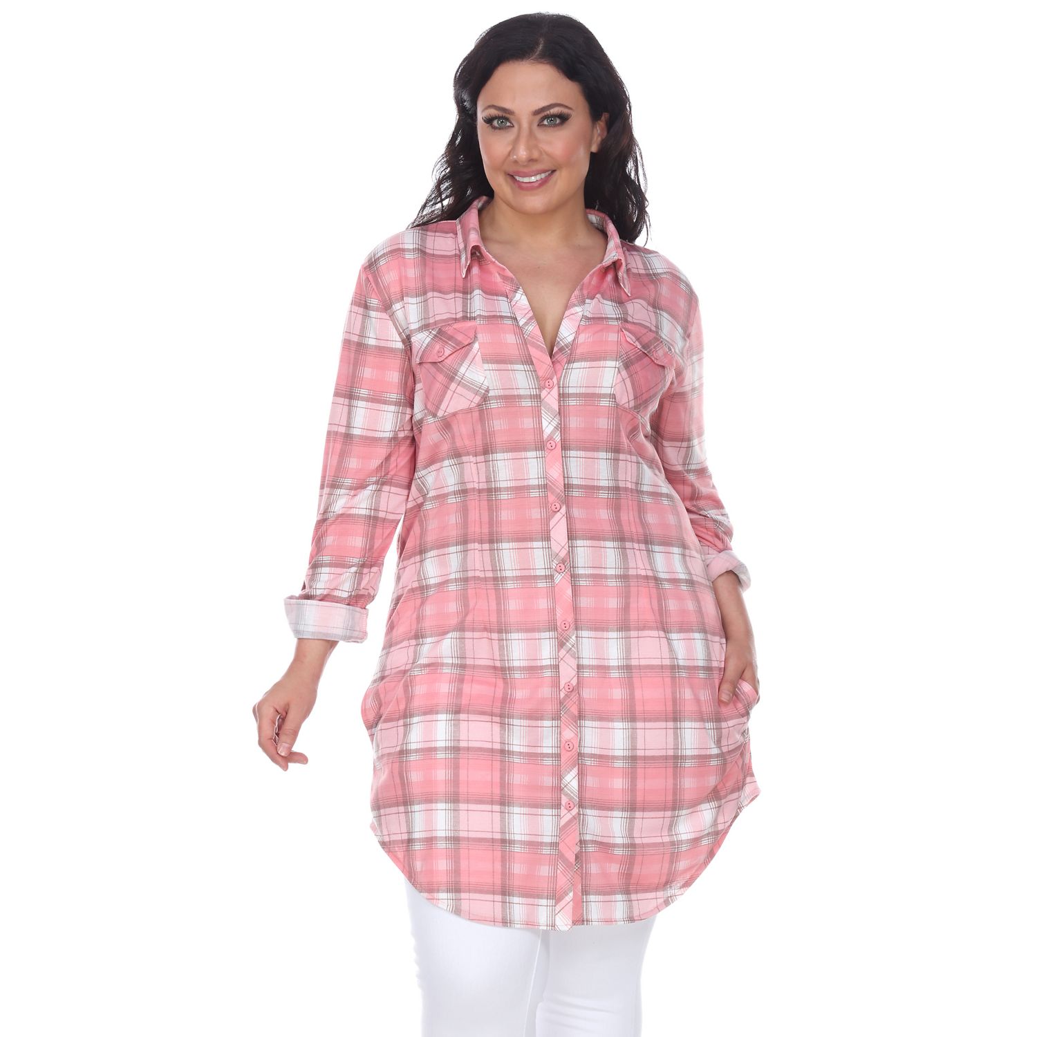 kohls plus size white dress