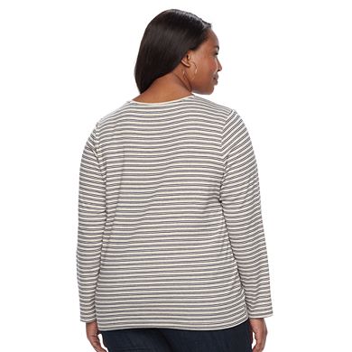 Plus Size Croft & Barrow® Crewneck Tee