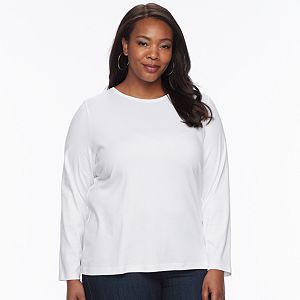 Plus Size Croft & Barrow® Crewneck Tee