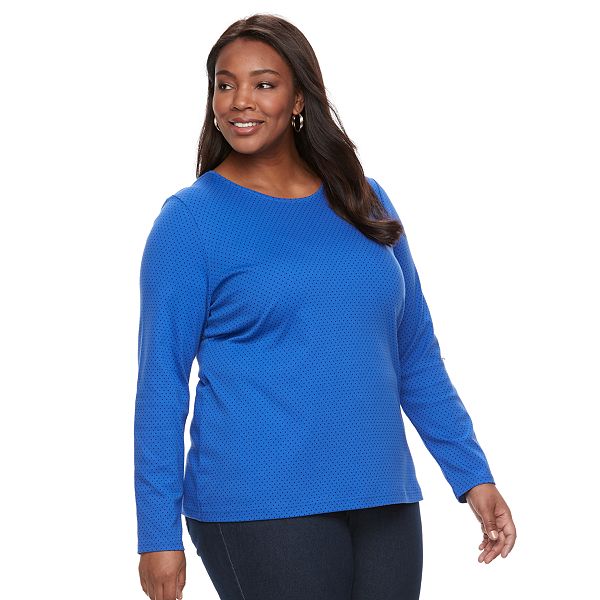 Plus Size Croft & Barrow® Crewneck Tee