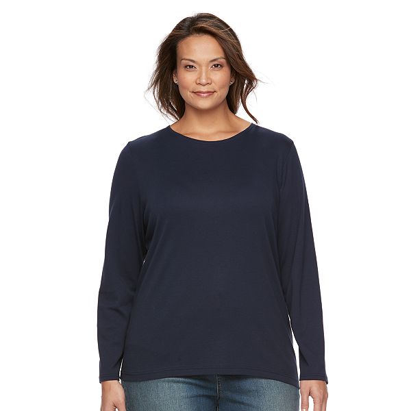 Plus Size Croft & Barrow® Crewneck Tee