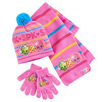 Shopkins Hat, Gloves & Scarf Set