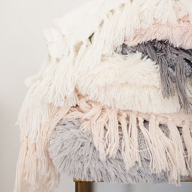 LC Lauren Conrad Faux Mongolian Fur Throw