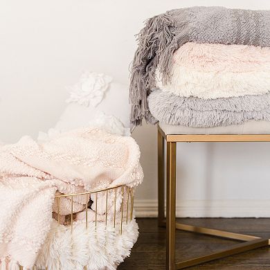 LC Lauren Conrad Faux Fur Throw