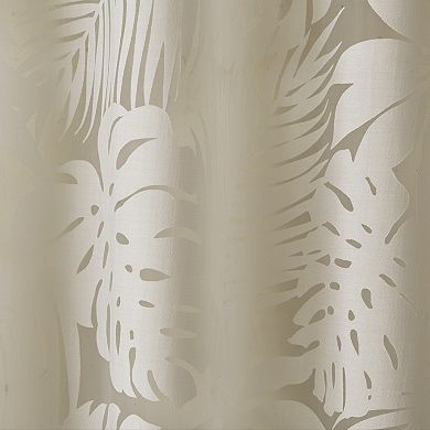 Madison Park 1-Panel Kauna Palm Leaf Window Curtain