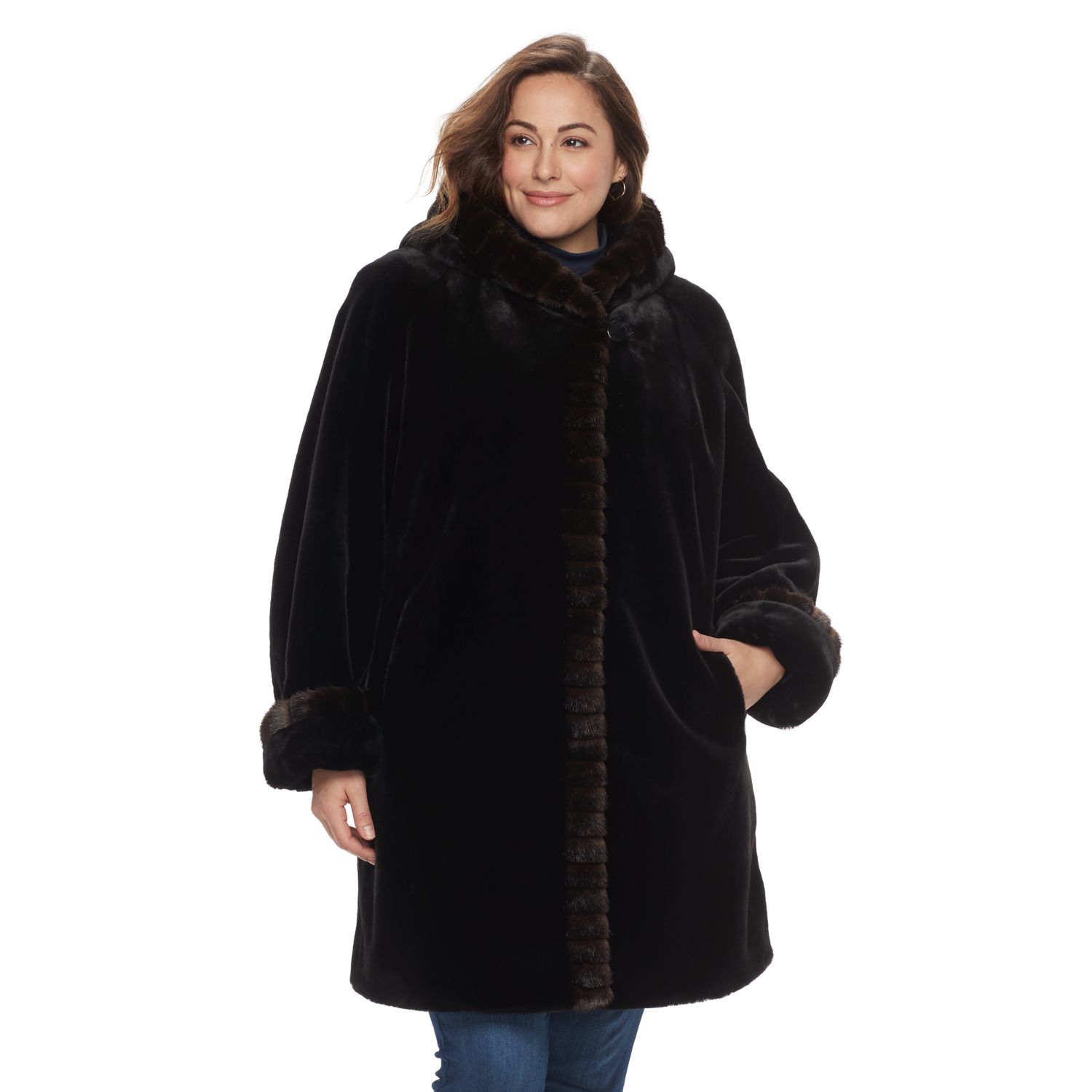 kohls womens coats plus size