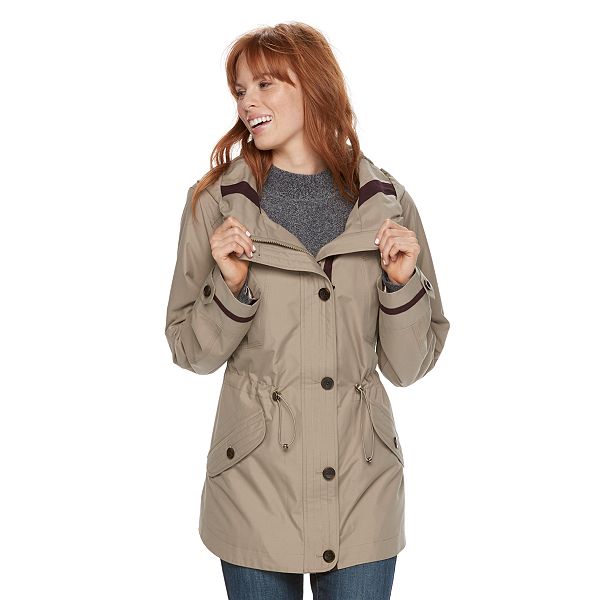 Kohls raincoats plus size best sale