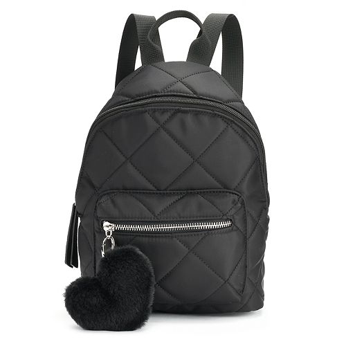 Candie's® Quilted Metallic Mini Backpack