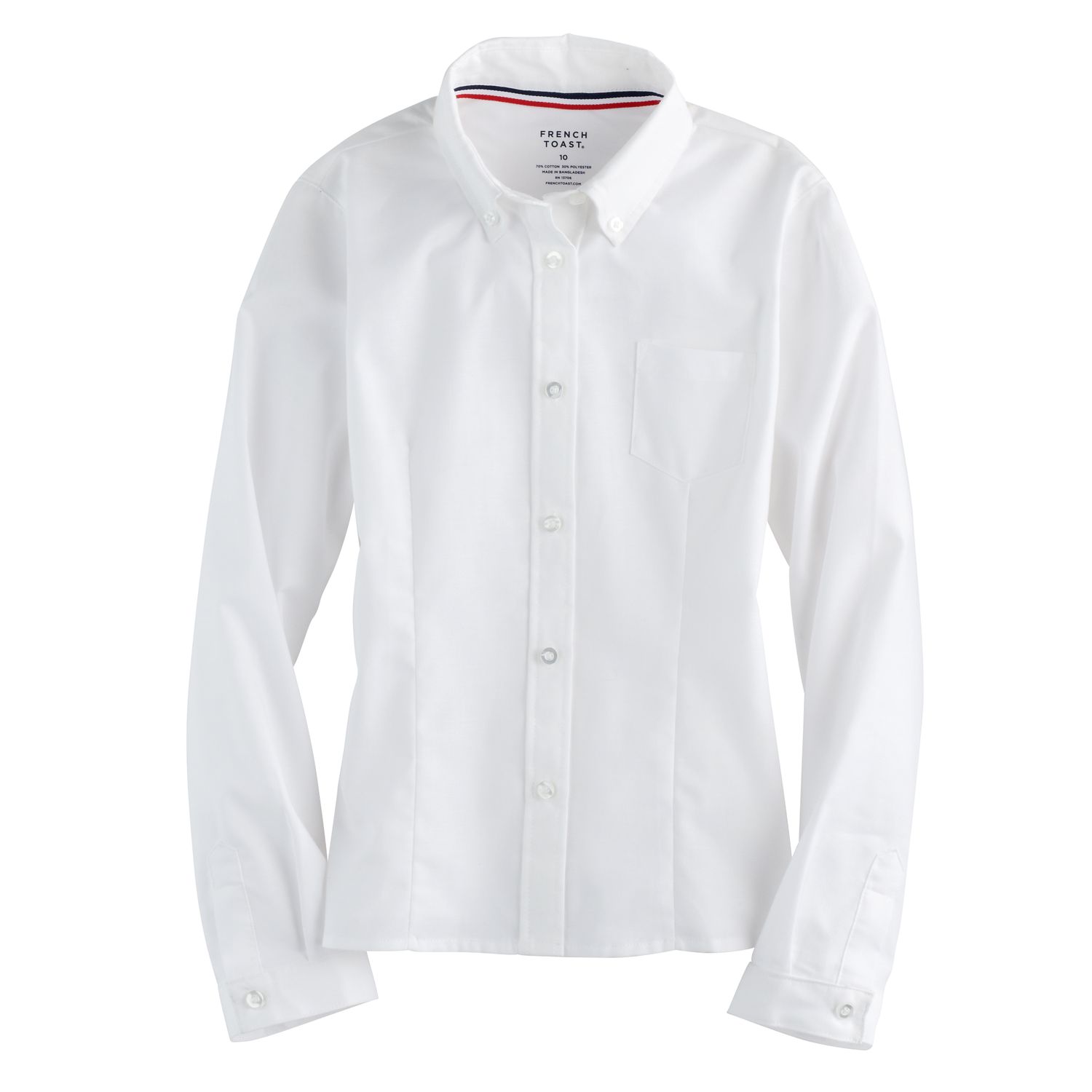 plus size white oxford shirt