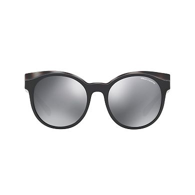 Armani Exchange Urban Attitude AX4064S 53mm Round Mirror Sunglasses
